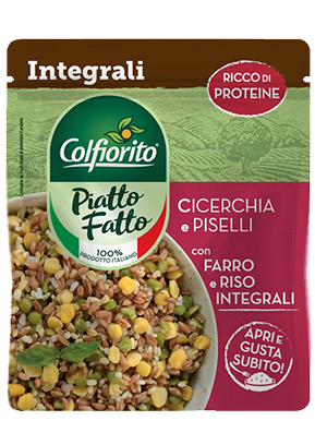 piattofatto colfiorito piatti pronti cereali integrali cicerchia piselli legumi